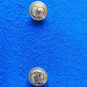 TWO  [14 available]   DIOR GOLD Coat Jacket Vintage Buttons 3/4" 19mm "CD" LOGO